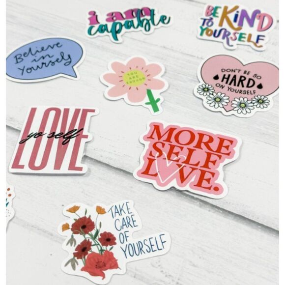 More Self Love Affirmation Planner Stickers - Pack of 10 - Picture 2 of 4